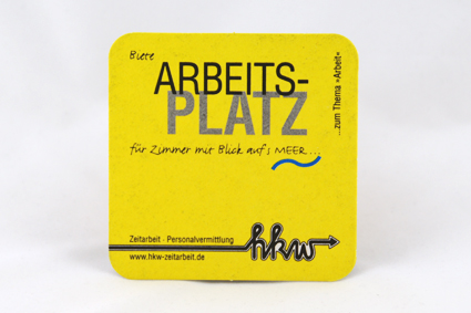 Werbekampagne schwarz/gelb