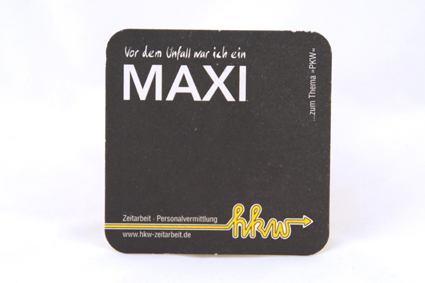 Werbekampagne schwarz/gelb